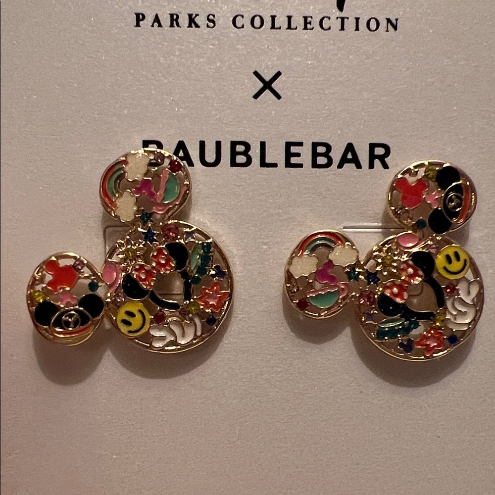 BaubleBar Mickey Mouse Icon Play in the Park Earrings - Picture 4 of 7